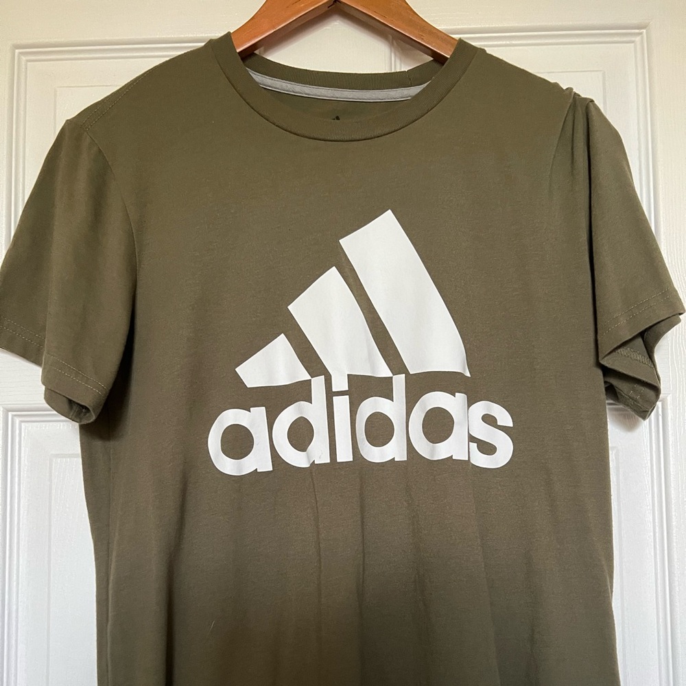 Men’s Olive Green Adidas Tee